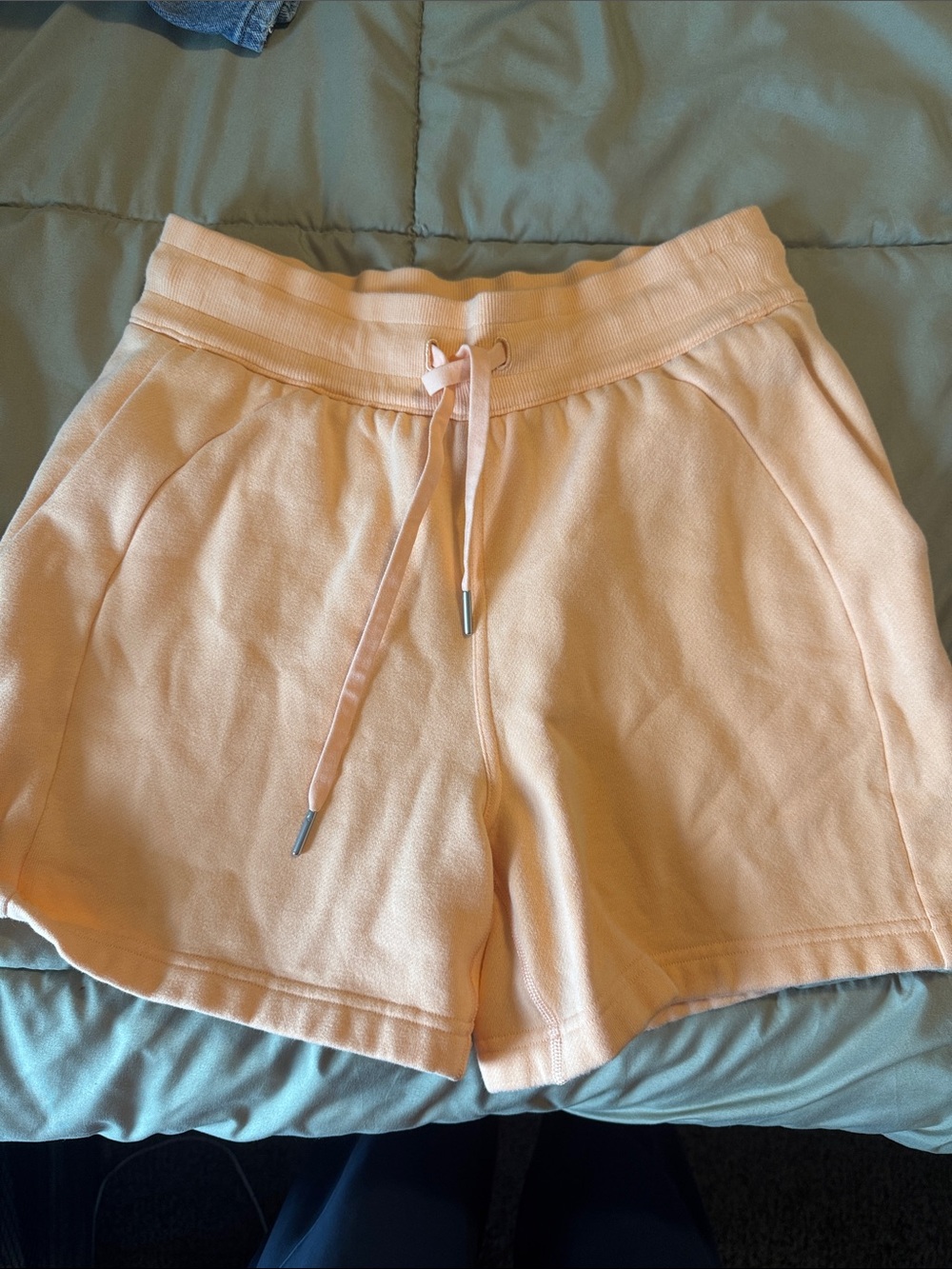 lululemon athletica Peach Drawstring Athletic Shorts